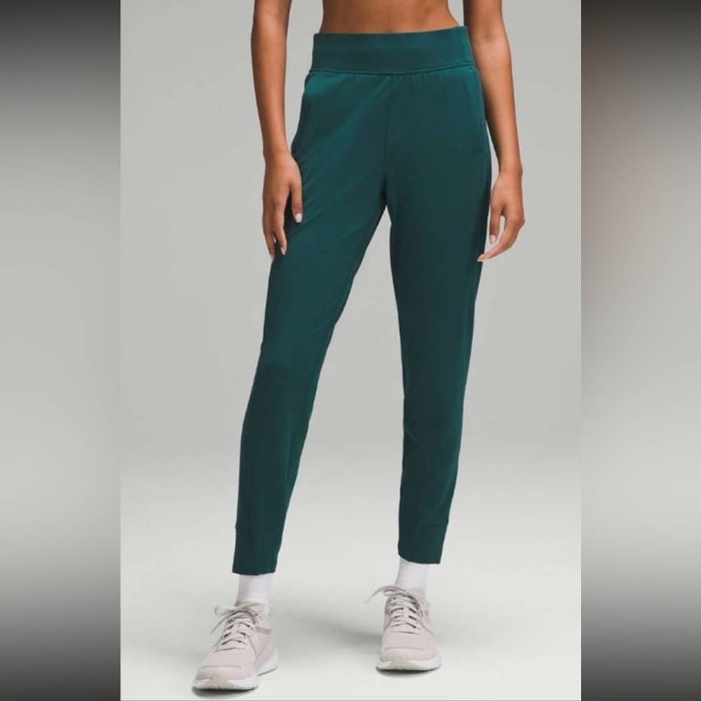 Lululemon Its Rulu Run Fleece High-Rise Jogger *Full Length | Storm Teal | Sz: 6